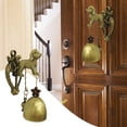 thumbnail image 1 of Vintage Metal Doorbell, Animal Figure Decorative Doorbell, Retro Lovely Dog Decoration Hanging Bell Yard or Garden Decorative Style A, 1 of 6
