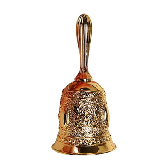 Vintage Metal Hand Bell: Elegant Service Bell For Weddings & Home Decoration!