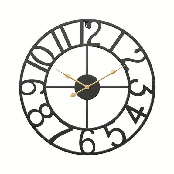 Vintage Metal Outdoor Wall Clock Stylish decoration for outdoor space 34cm/40cm