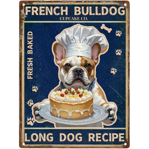 Vintage Metal Sign Aluminum Sign 8x12 inch Golden Retriever Brewing Tin Sign Retro Wall Decor for Home, Cafe, and Garden for Home Decor