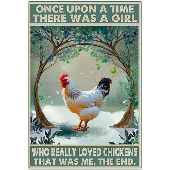 Vintage Metal Sign Aluminum Sign Chrysanthemum Flowers Tin Sign Retro Wall Decor for Home, Cafe, and Garden - Gift for Home Decor 8x12 inch