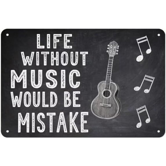 Vintage Metal Sign Aluminum Sign Lived Happily Kayak Tin Sign Retro Wall Decor for Home, Cafe, and Garden for Home Decor 8x12 inch