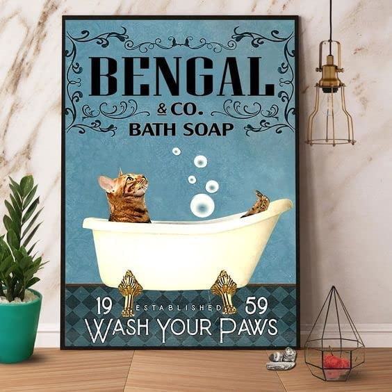 Targa In Metallo Con Scritta Bath Soap Company Beagle, Vintage