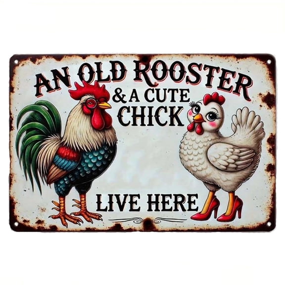 Vintage Metal Sign Funny Wall Decor for Home Gift Room Outdoors Gate