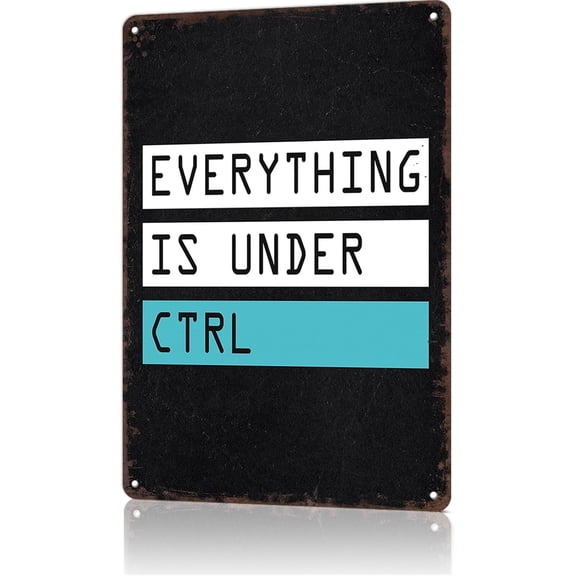 Vintage Metal Sign Programmer Funny Poster Retro Tin Signs Funny Aluminum Sign For Man Cave, Garage, Living Roome, Cafe And Pub Decoration 8 X 12 Inch