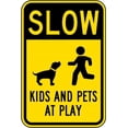 thumbnail image 1 of Vintage Metal Sign Slow Autistic Child At Play Metal Tin Sign Aluminum Sign For Home Coffee Bar Wall Decor 8x12 inch, 1 of 5