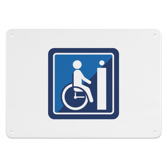 Vintage Metal Signs,Accessible Parking Sign for Disabled,for garage,bar,restaurant,living room,bedroom,kitchen,cafe,bar,812inches