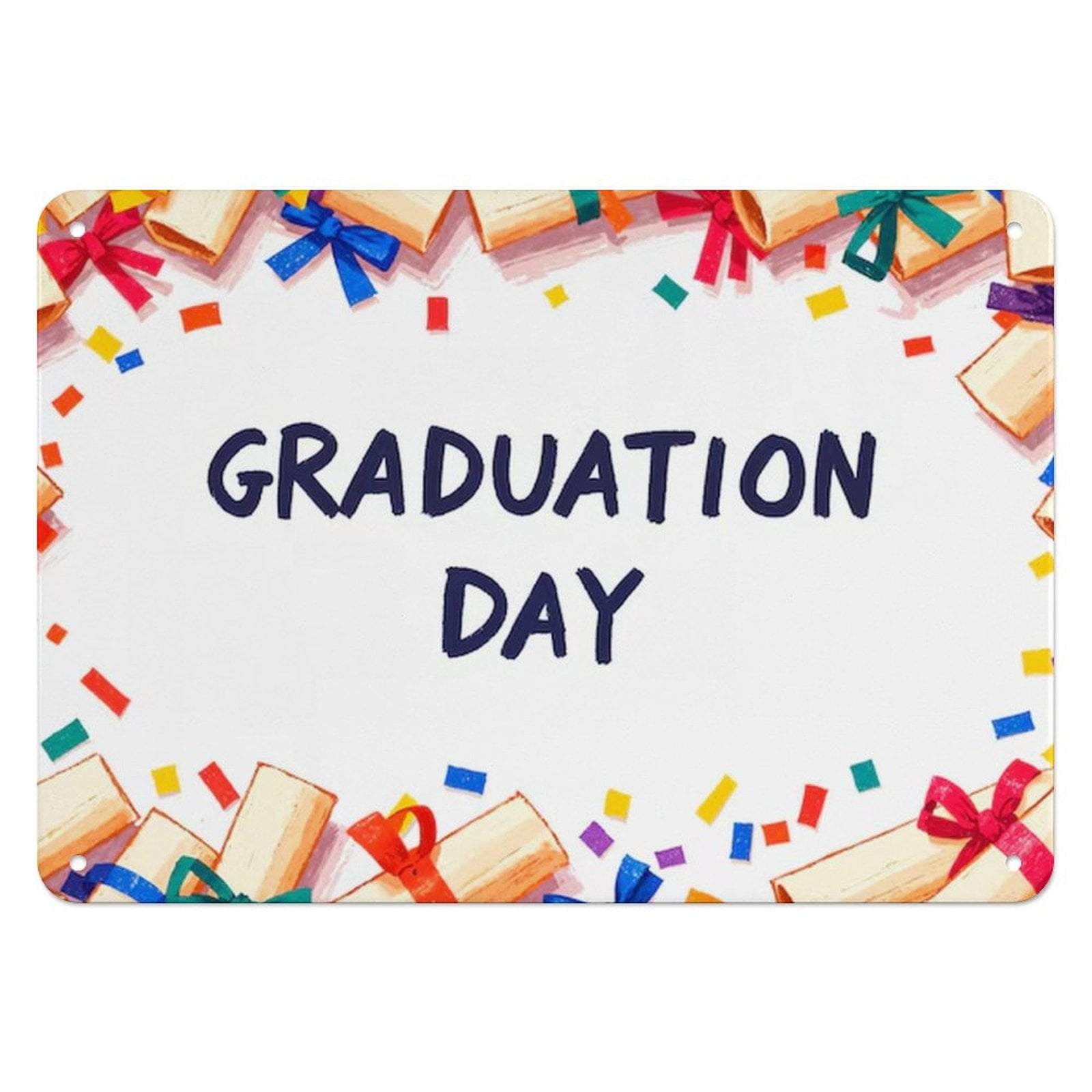 Gradutation Day Sign Vintage Metal Signs,“Graduation Day Announcement Sign”,for garage,bar ...