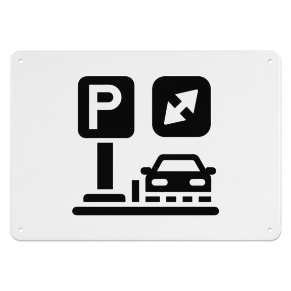 Vintage Metal Signs,Parking and Traffic Direction Sign,for garage,bar,restaurant,living room,bedroom,kitchen,cafe,bar,812inches