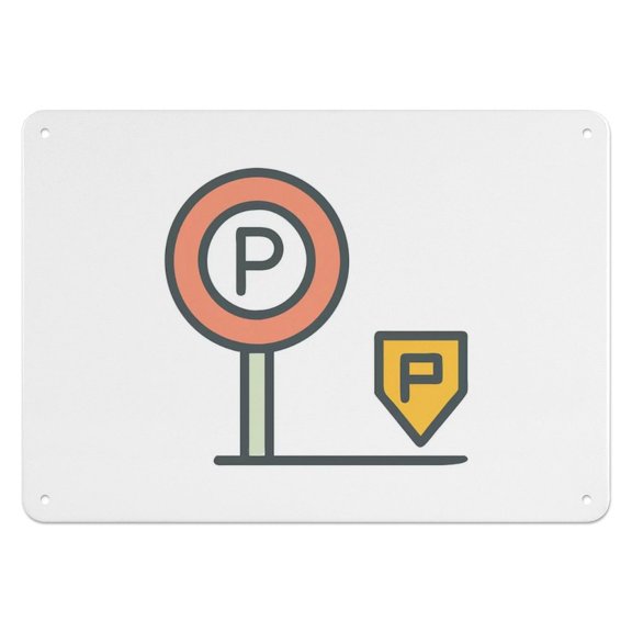 Vintage Metal Signs,Parking - themed Sign,for garage,bar,restaurant,living room,bedroom,kitchen,cafe,bar,812inches