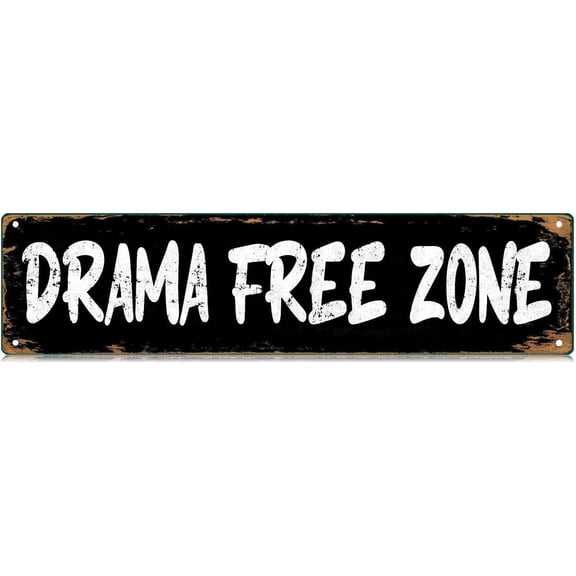 Vintage Metal Street Sign 4x16 Inch Rustic Wall Decor Tin Plaque for Bar Cafe Garage Bathroom Farmhouse Garden Patio