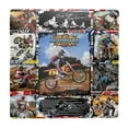 thumbnail image 1 of Vintage Metal Tin Dirt Bike Sign Motorcycle Race Poster Wall Decor for Home Bar Room 12"x12", 1 of 8