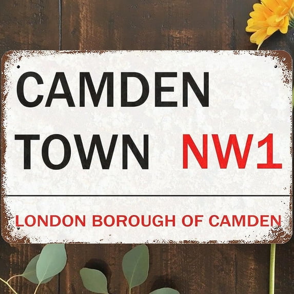 Vintage Metal Tin Sign 8"x12", A1A Road Wall Art Decor, Key West Florida Dot Ocean Beach Spring Break Surf Ski Hut Roadside Vintage Poster for Home Living Room Bedroom Garden Garage Cafe Bar Pub