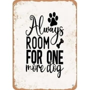 Vintage Metal Tin Sign 8x12 inch I Want All the Dogs - Retro Wall Decor for Home, Cafe, and Garden - Aluminum Sign for Men & Women