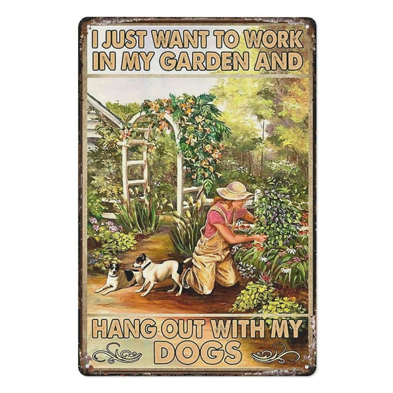 I Just Want To Work In My Garden & Hang Out With My Dog Gift I Just Want To Work In My Garden & Hang Out With My Dog Gift