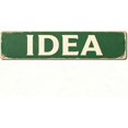Vintage Metal Tin Sign IDEA 16x4 Inch Retro Wall Decor Sign for Home ...