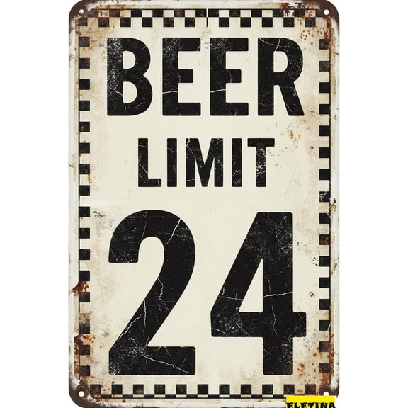 Vintage Metal Tin Sign In Dogs Beers I've Only Had One Style Nostalgic Advertising Wall Gift Women Men 8x12 Inch