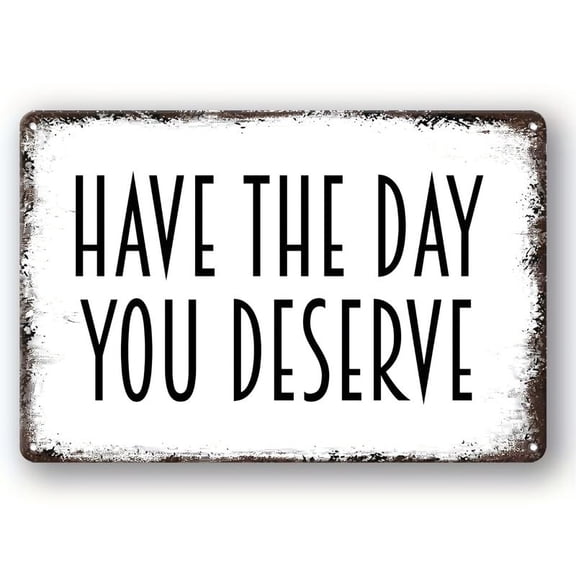 Vintage Metal Tin Sign with Inspirational Quotes, 8x12 inches, Wall Hanging Decorative Plaque for Home, Office, Living Room, Bedroom, Multipurpose Use, Motivational Art Iron Waterproof