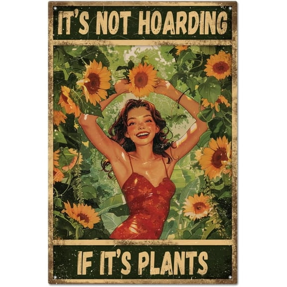 Vintage Metal Tin Sign Iron Wall Decor for Bars Rectangle Human 300x200x2.2mm