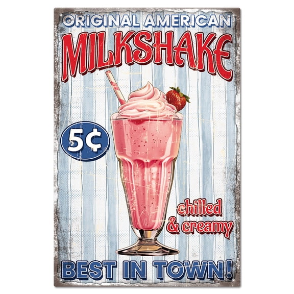 Vintage Metal Tin Sign Iron Wall Decor for Bars Restaurants Cafe Pubs Rectangle Drink 300x200x2.2mm Iron