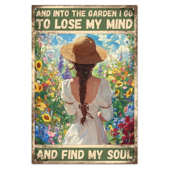 Vintage Metal Tin Sign Iron Wall Decor for Bars Restaurants Cafe Pubs Rectangle Human 300x200x2.2mm DIY