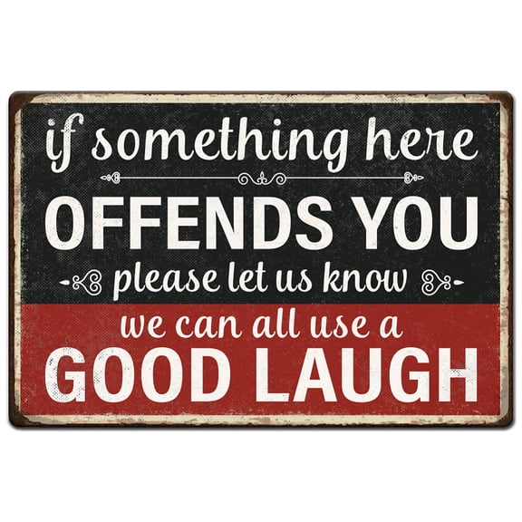 Vintage Metal Tin Sign Iron Wall Decor for Bars Restaurants Cafe Pubs Rectangle Word 200x300x2.2mm colorful