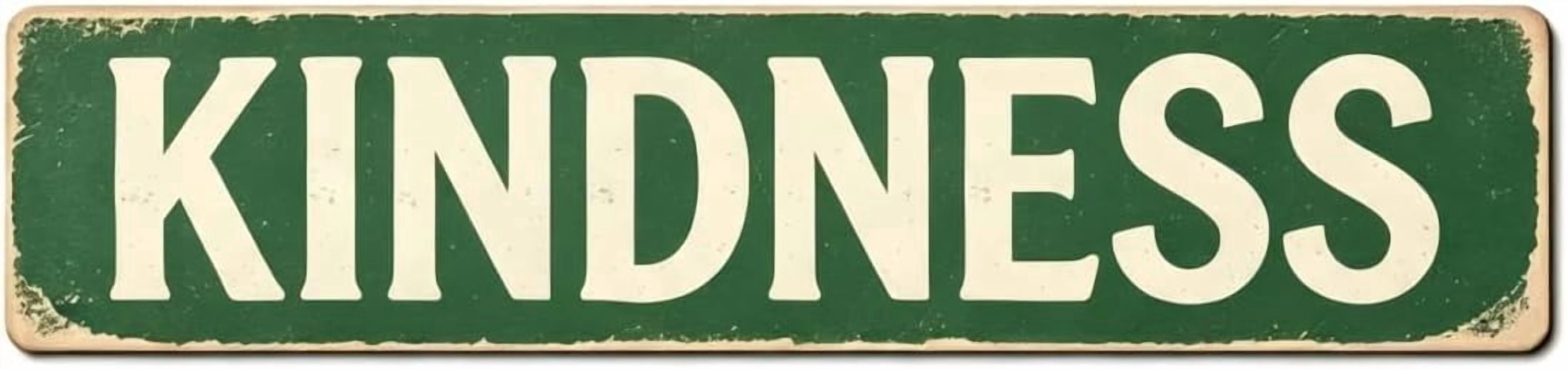Vintage Metal Tin Sign KINDNESS 16x4 Inch Retro Wall Decor Sign for ...