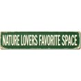 Vintage Metal Tin Sign Nature Lovers Favorite Space 16x4 Inch Retro ...
