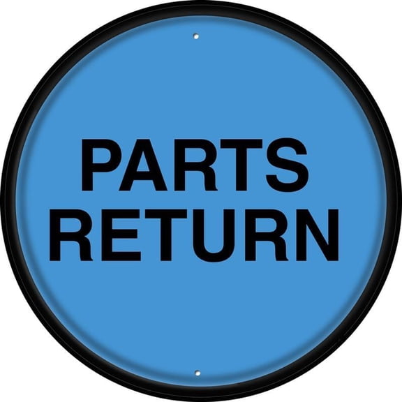 Vintage Metal Tin Sign Parts Return Metal Sign Street Signs Decor Man Cave Bar Wall Art Decorative Plaque 12X12 Inches