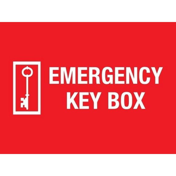 Vintage Metal Tin Sign Retro Emergency Key Box Sign Home Bar Pub Kitchen Restaurant Wall Deocr Plaque Signs 12X8Inch
