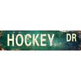 thumbnail image 1 of Vintage Metal Tin Sign Retro Hockey Dr Signs Stylish Wall Art Plaques for Home Decor Bathroom Kitchen House and Gothic Wall Decor or as a Unique Poster 16x4 in, 1 of 5