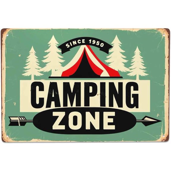 Vintage Metal Tin Sign, Retro Wall Decor for Cafes Bars Pubs Shops, Funny Design, 8 x 12 Inch