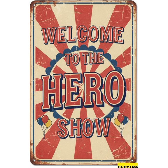 Vintage Metal Tin Sign Welcome To The Freak Show 8x12 Inch Look Decoration Pain G Home Bar Shop Decorations Coffee Gift