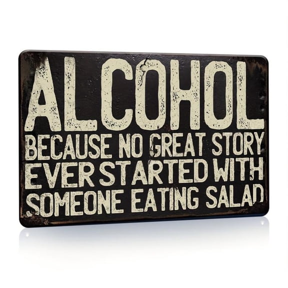 Vintage Metal Tin Signs Alcohol Metal Sign Vintage Cheers Plaque Slogan Tin Sign Retro Plate Wall Decor For Bar Club Man Cave Accessories Art Wall Beer Poster Gift 8"x12"