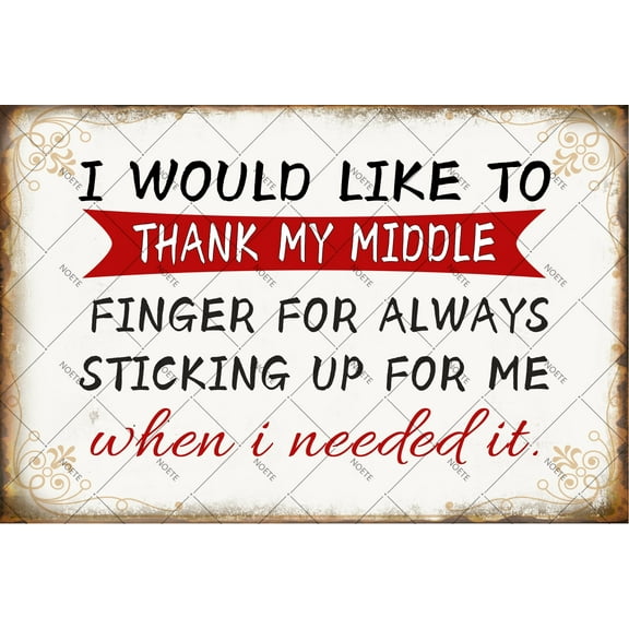 Vintage Metal Tin Signs by Noete 12x16 Inch Funny Wall Art for Home, Bar & Farmhouse Decor Rustic Picture for Indoor & Outdoor