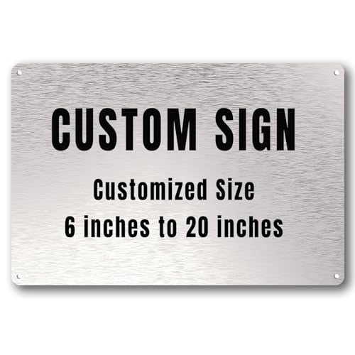 Vintage Metal Wall Art,Custom Sign Size Information Sign,Retro Tin Sign Decor,Suitable for home decoration,living room,dining room,bedroom and other spaces-812 INCH