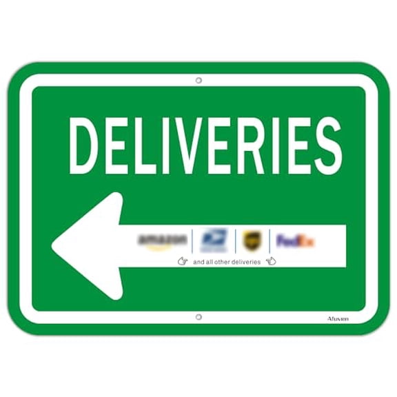 Vintage Metal Wall Art,Delivery Direction Sign,Retro Tin Sign Decor,Suitable for home decoration,living room,dining room,bedroom and other spaces-812 INCH