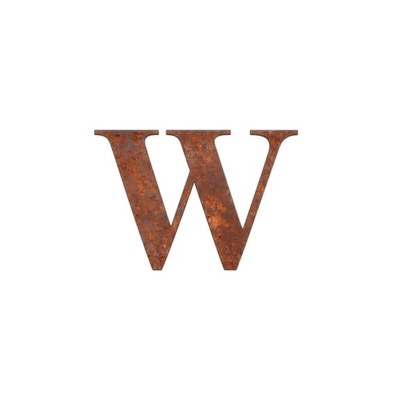 Vintage Metal Wall Letters Rustic Alphabet Decor Vintage Rusted English Decor for Home Industrial Home Wall Art 1 Pc W