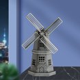 thumbnail image 1 of Vintage Metal Windmill Ornaments, Alloy Material Suitable for Bookcase Wine Cabinet Living Room Decor, European Style Desktop Decoration Adds Charming Atmosphere, 1 of 6