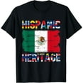 thumbnail image 1 of Vintage Mexico Mexican Flag Pride Hispanic Heritage T-Shirt, 1 of 4