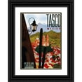 thumbnail image 1 of Vintage Mexico Travel Poster 24x32 Black Ornate Wood Framed with Double Matting Museum Art Print Titled - Tasco Mexico Travel Poster, 1 of 4