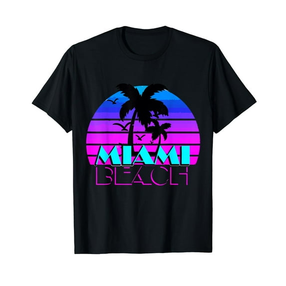 Vintage Miami Beach Novelty Tee shirts, I Love Miami, Miami T-Shirt