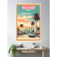 thumbnail image 1 of Vintage Miami Poster: Retro Vibes From The Magic City Poster Wall Art, Modern Wall Decor For Living Room Bedroom, 8x12 UNFRAMED, 1 of 3
