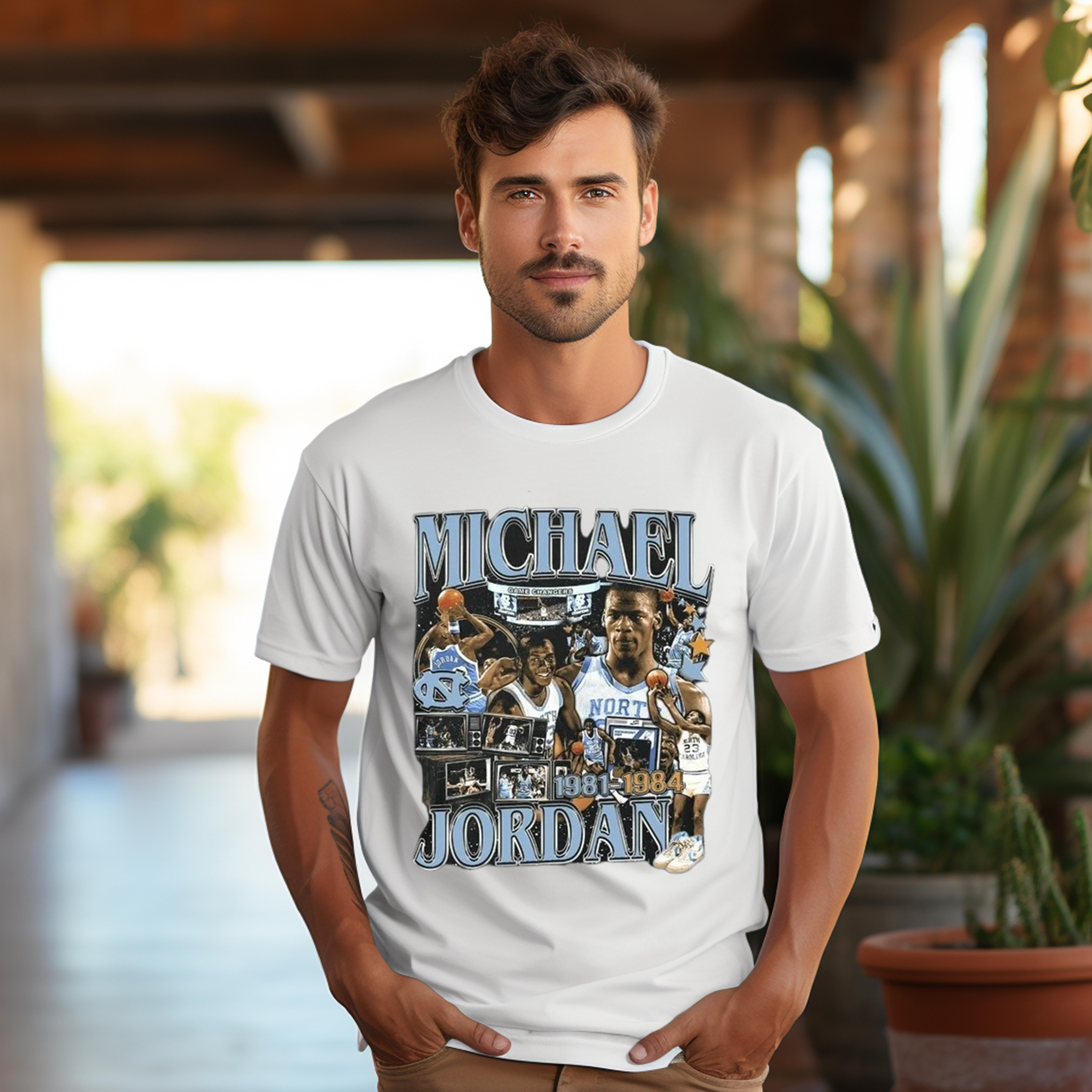Michael jordan unc shirt shop