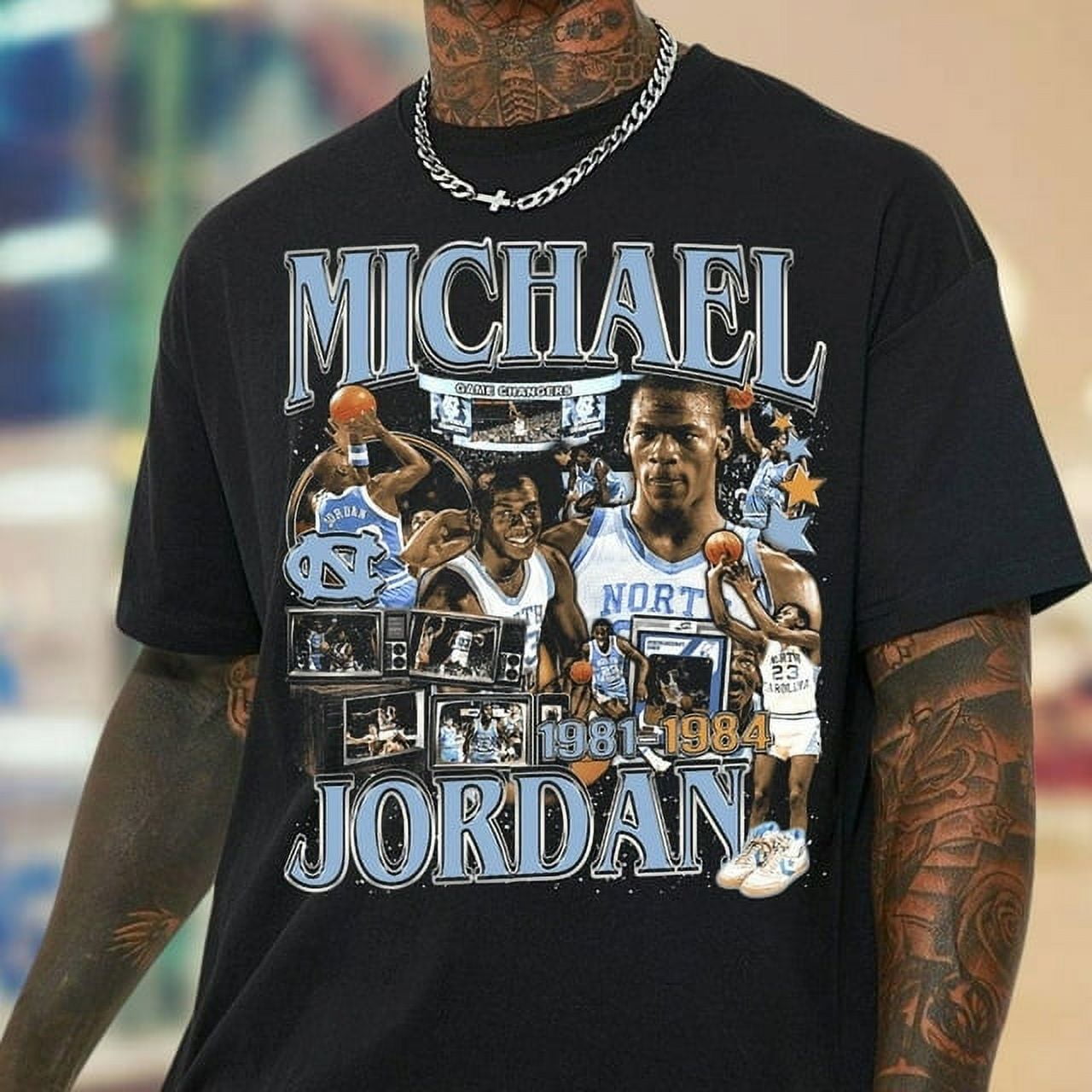 Unc jordan shirt top