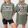 thumbnail image 1 of Vintage Mickey & Co Est 1928 Comfort Colors 2 Sided T-Shirt, Mickey And Friends, Disney Family Vacation Checkered Shirt, Disneyland, 1 of 5