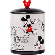 Vintage Mickey Mouse Sketches Ceramic Canister Snack Cookie Jar