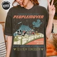 thumbnail image 1 of Vintage Mickey and Friends Space Mountain Comfort Colors T-Shirt, Tomorrowland Transit Authority People Mover Tee, Keep Moving Forward, WDW, 1 of 5