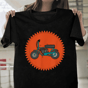 Vintage Mini Dirt Bike Retro Motorcycle Rider Gift Unisex T-Shirt, up to size 3XL.