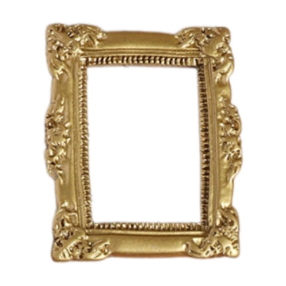 Vintage Mini Embossed Photo Frame Border Decor, Small Size Ornament For Tabletop Display, Wall Hanging, Home Office Decoration, Gift For Friends And Family